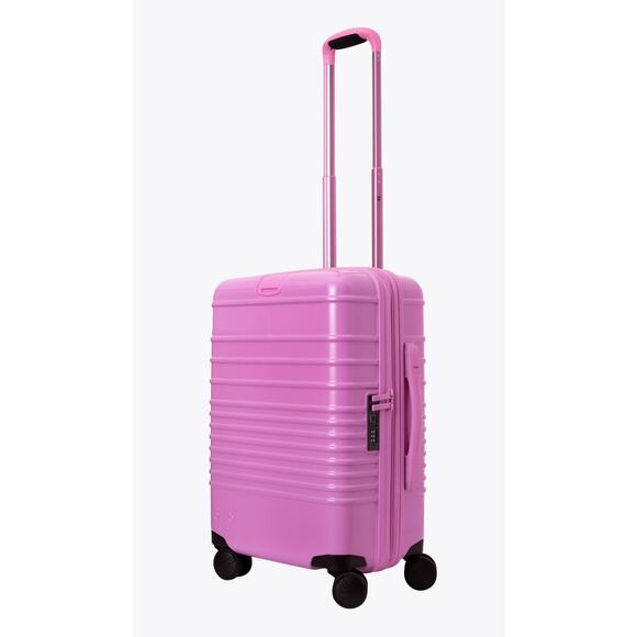 BEIS The Carry-On Roller Luggage in Berry Glossy LIMITED EDITION SOLD OUT PINK - Picture 2 of 11